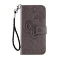 thumbnail image 2 of Feishell Wallet Case for Samsung Galaxy A25 5G,Owl Embossed Pattern Premium PU Leather with Card Holder Magnetic Clasp Flip Holder Phone Case Cover for Samsung Galaxy A25 5G,Gray, 2 of 7