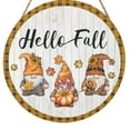 thumbnail image 2 of Thankful Grateful Blessed Round Wooden Hanging Sign for Thanksgiving Fall Harvest Autumn Home Wall Decor Indoor Outdoor Use, 2 of 5