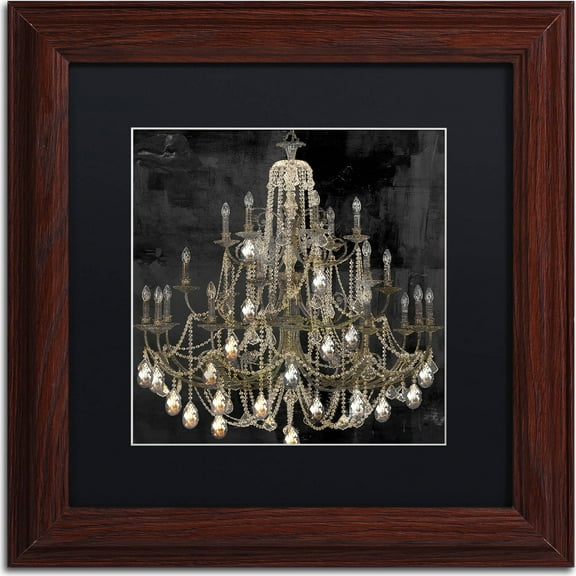 Trademark Fine Art "Dancing on the Ceiling I" Canvas Art by Color Bakery, Black Matte, Wood Frame