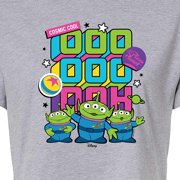 Toy Story 4 - Aliens Ooo Stacked - Juniors Cropped Cotton Blend T-Shirt