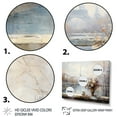 thumbnail image 3 of Designart "Winter Charm Parisian Eiffel Tower Views IV" Cityscapes Framed Wall Art Decor - Industrial Grey Paris Entryway Framed Wall Art Print, 3 of 6