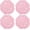 Pink, variant on XJGHHSY Crochet Doilies, 4Pcs 8" - Handmade Crochet Cotton Coaster, Round Lace Placemats with Floral Patterns for Wedding Party Decoration,Pink