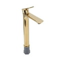 thumbnail image 3 of Modern, Rust-Resistant Elegance for Your Sink Brushed Gold Single Lever Bathroom Faucet, 3 of 8