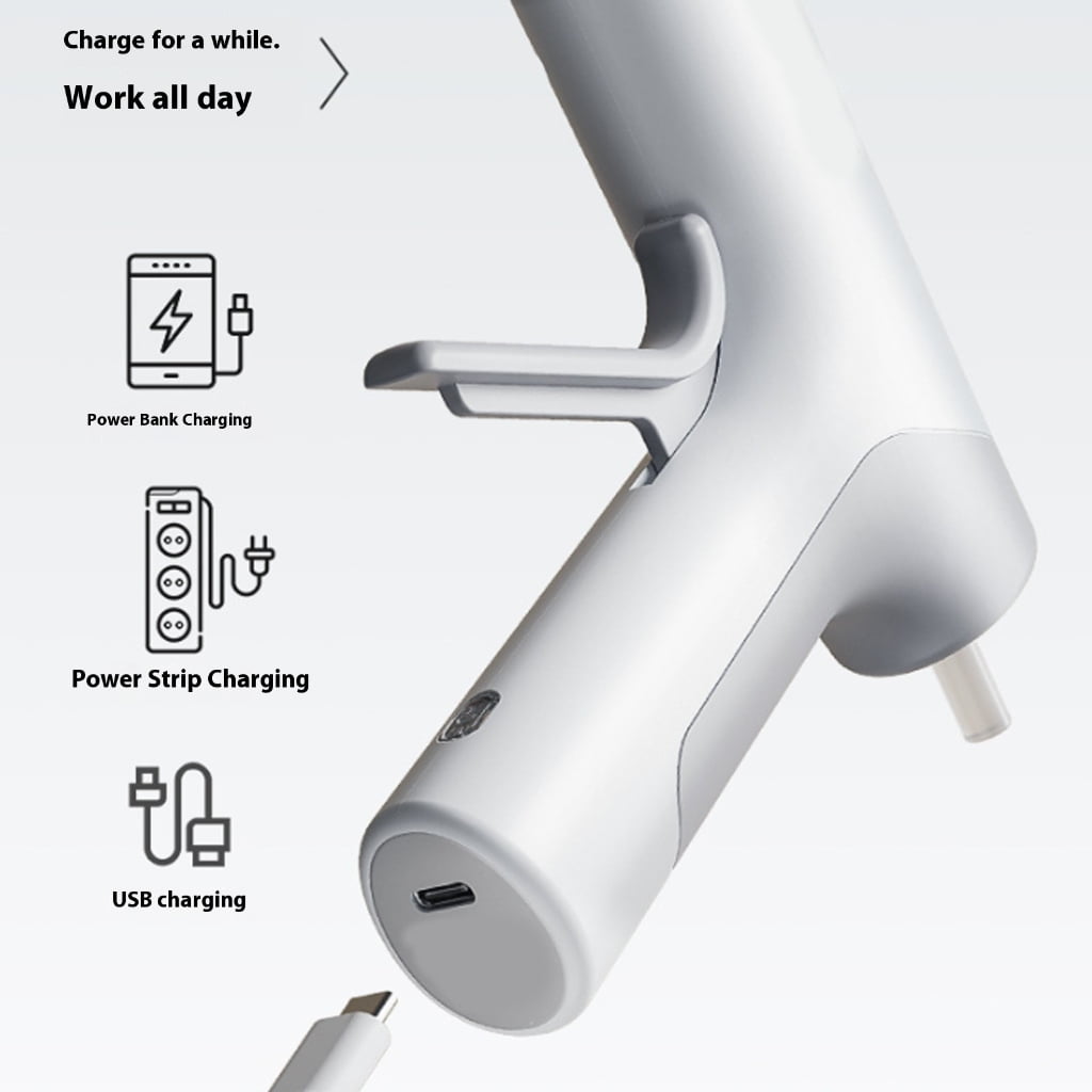 PatungKu Ergonomic Hot Melting Adhesive Guns Portable Cordless Tool Fast Heating Technology
