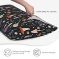 thumbnail image 4 of King Pillow Cases Standard Size - Mushroom print B Soft Envelope Closure Microfiber Block Print Pillow Cover, Wrinkle Stain Resistant Travel Pillow Covers Standard Size 20x36in, 4 of 7
