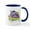 White/Navy Inside, variant on CafePress - MLP Twilight Sparkle Seriously Psyched! Mug - 11 oz Ceramic Mug - Novelty Coffee Tea Cup