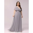 thumbnail image 4 of Ever-Pretty Women's Flowy Mother of the Bride Dresses for Women 98902 Gray US16, 4 of 6