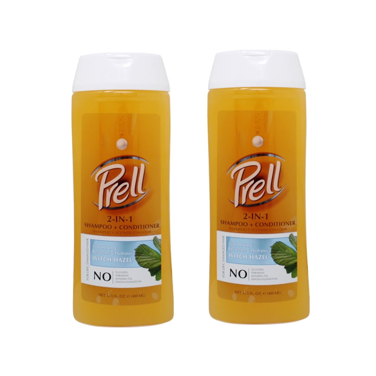 Prell Witch Hazel Color Safe Refreshes & Hydrates 2-in-1 Shampoo +