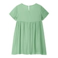 thumbnail image 6 of Gamivast Girls Dress Short Sleeve V Neck T Shirts Cute Casual Dress Summer Fashion Sun Dresses Vacation Casual Beach Dress Green of the Day Refunds on My Account from an Online Order, 6 of 8