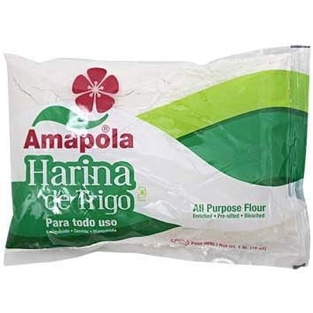 2pcs All Purpose Flour (Harina de Trigo) by Molinos de Puerto - 16 oz Pack (1 LB)_AB