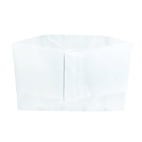 MABIS Lumbar Support Brace, Unisex Lower Back Support Brace, Adjustable Lumbar Support, White