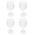 thumbnail image 1 of 4Pcs Plastic Wine Cups Plastic Champagne Glass Household Goblets Storage Cups, 1 of 9