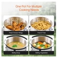 thumbnail image 3 of 10 Qt Propane Fish Fryer Kit, Aluminum Outdoor Deep Fryer for Seafood & Wings, with Thermometer & Basket, 54,000 BTU Burner, Backyard Cooking, 3 of 5