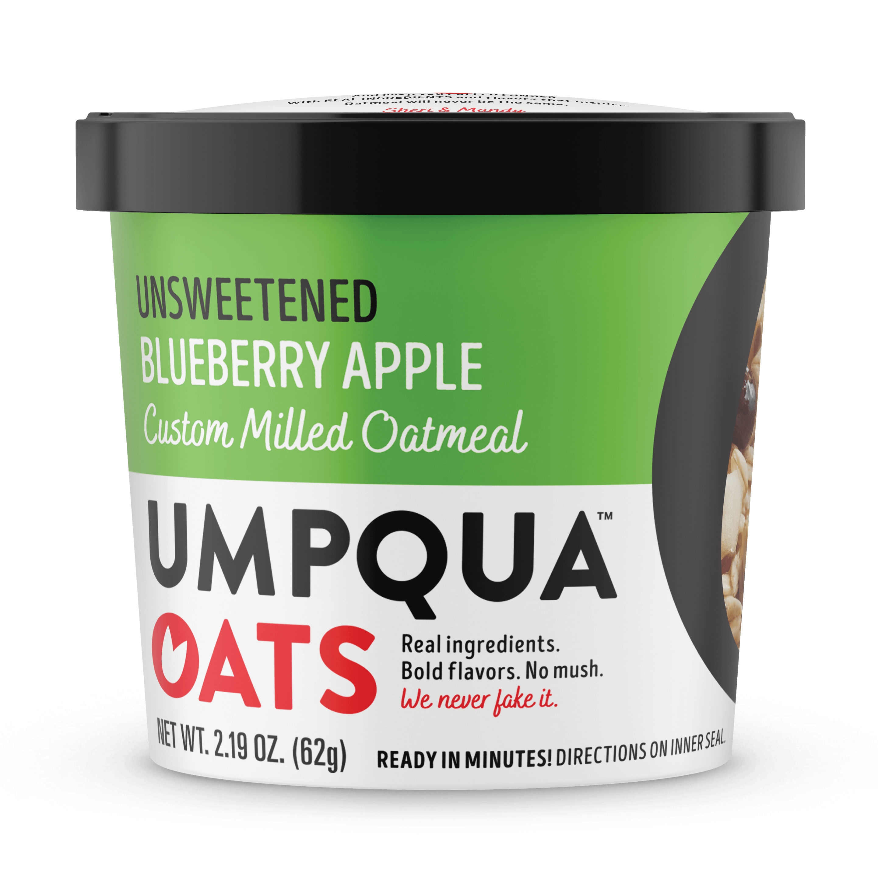 Umpqua Oats, Oatmeal, GMO-Free, Blueberry & Apple, 2.19 Oz, 8 Cups - image 2 of 5