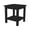 Black Paint, variant on Versaloft Solid Wood Amish End Table with Shelf in Unfinished - Living Room Side Table Made in the USA