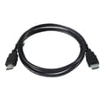 thumbnail image 1 of Câble Compatible 1 Mètre 1080P Haute Définition Interface Multimédia pour, pour, UHD TV, Blu-Ray, Ordinateur Portable, PC, 1 x, Noir, 1 of 7