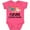 Vintage Hot Pink, variant on Inktastic Future Chicken Farmer Childs Boys or Girls Baby Bodysuit