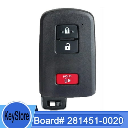 281451-0020 for Toyota Prius C Prius V RAV4 Tacoma Smart Keyless Remote Key Fob