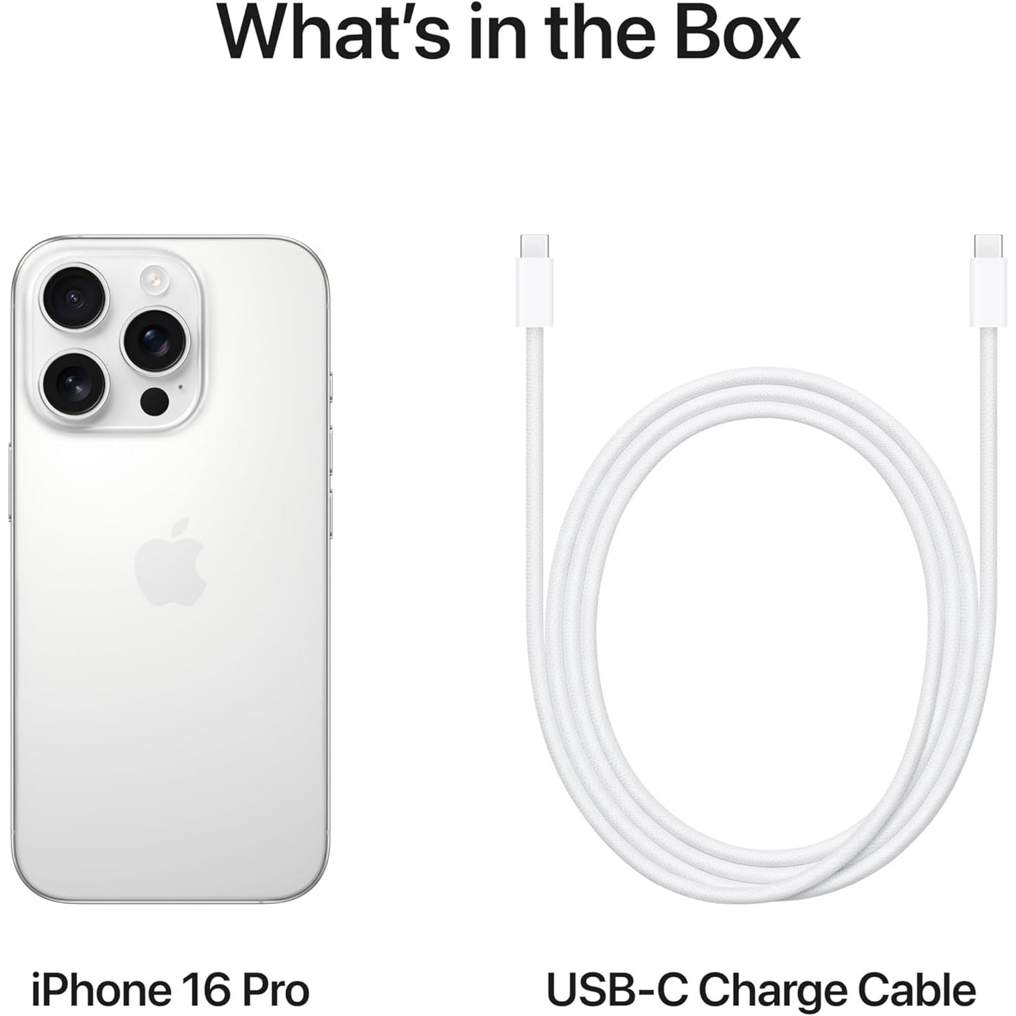 Restored Apple iPhone 16 Pro - AT&T - 128GB White Titanium (Refurbished)