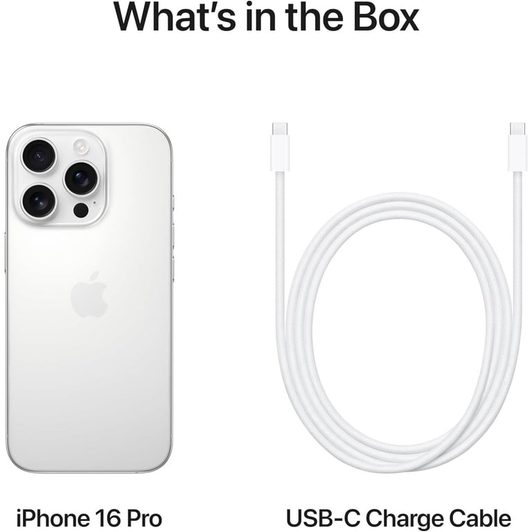 Apple, iPhone 16 Pro, 6.3 in display, Silver, Unlocked - Walmart.com