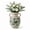 Green, variant on BUYMAX Light Blue Ceramic Vase, Vintage Two-Handle Vase for Flower Arrangements, Farmhouse Table Centerpiece, Decorative Vase for Dried or Fresh Flowers