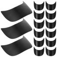 thumbnail image 1 of OUNONA 20Pcs Simple Style Adjustable Sun Cap Hat Visor Insert Black PVC Detachable Motorbike Riding Unisex, 1 of 5