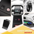 thumbnail image 3 of Drift Go Kart for Kids, 24V Electric Drift Car Kids Ride on Toys, Ages 6-12, 360 Drifting, 300W Brushless Motor - White, 3 of 6