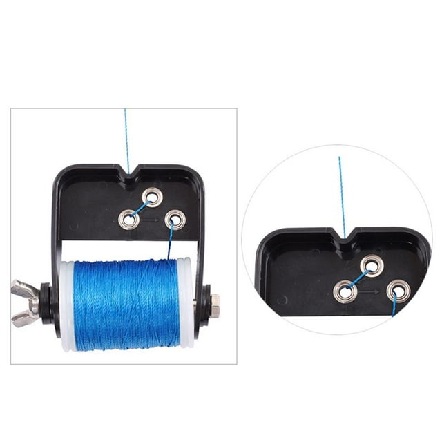 1 Set Bow String Serving Thread with Bowstrings Server Tools Maintenance Accessories for Various Bow , black , 66x77mm