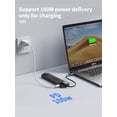 thumbnail image 4 of Lemorele TC100L 13 in 1 Docking Station for Triple Monitors, USB C Hub with Dual 4K HDMI, Gigabit Ethernet, VGA, 5 USB Ports, SD/TF, 3.5mm Audio, 100W PD, Multiport Adapter for Type C Laptops, 4 of 8