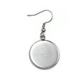 thumbnail image 1 of TureClos 10Pcs Round Shape Stainless Steel Earring Multi-Sizes Settings Dangle Blank Base Hooks Making Tray Findings Home Gifts 16mm, 1 of 1