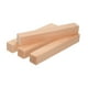 thumbnail image 1 of Uxcell 4Pcs Bloque de madera de tilo para tallar 0.8"x0.8"x6" Bloques de madera cuadrados para decoración de artes DIY, 1 of 7