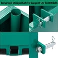 thumbnail image 2 of Heavy-Duty 3 Point Ballast Box for Category 1 Tractors – 800 lbs Capacity – 5 cu.ft Steel Loader Attachment with Sliding Door – 2" Quick Hitch Receiver – Farm & Ranch Equipment – Green, 2 of 7