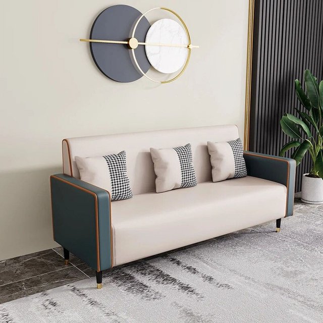 Single Modern Sofa Recliner Love Seat Couch Set Living Room Lounge Camping Chair Massage Divano Soggiorno Patio Furniture XF5XP My Lux Decor Round