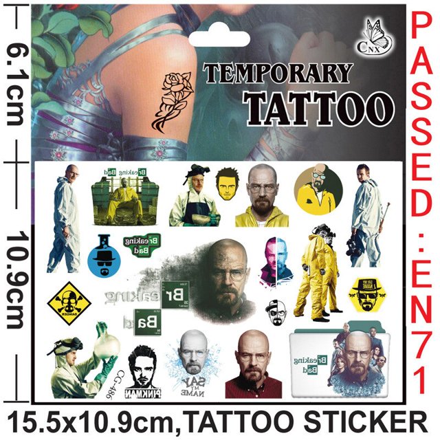 Pegatinas de dibujos animados de la serie de TV americana para niños, Tatuajes Temporales, arte corporal, juguetes de fiesta de Cosplay, regalos para niños