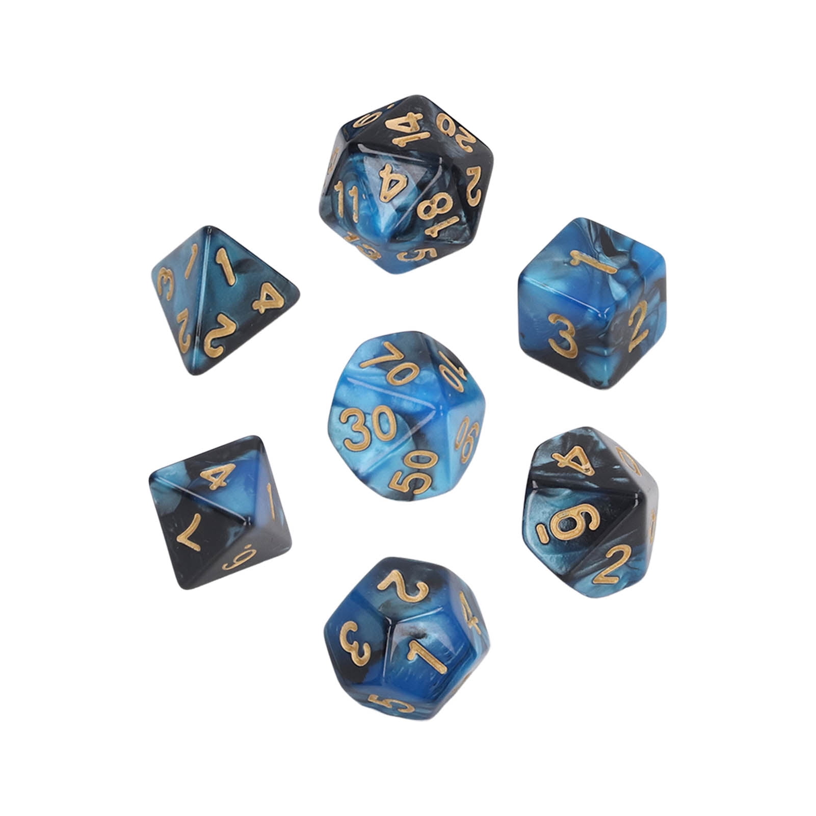 Dice Emporium Sets Set De Dados Poliedricos De 7 Dados Basilisk Blood Teal Pear | Envío Gratis 7 Wonders Dice