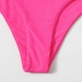 thumbnail image 4 of Sngxgn Women's Swim Bottoms High Waisted Bathing Suit Bottoms Ruched Swimsuit Tankini Bottoms(Pink,XL), 4 of 6