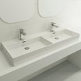 thumbnail image 5 of BOCCHI 1393-001-0132 47.75" Double Fireclay Sink for Two 1-Hole Faucets in White, 5 of 7