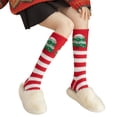 thumbnail image 2 of hirigin Christmas Women Knee High Socks Soft Fluffy Coral Fleece Casual Tube Socks High Stockings, 2 of 8