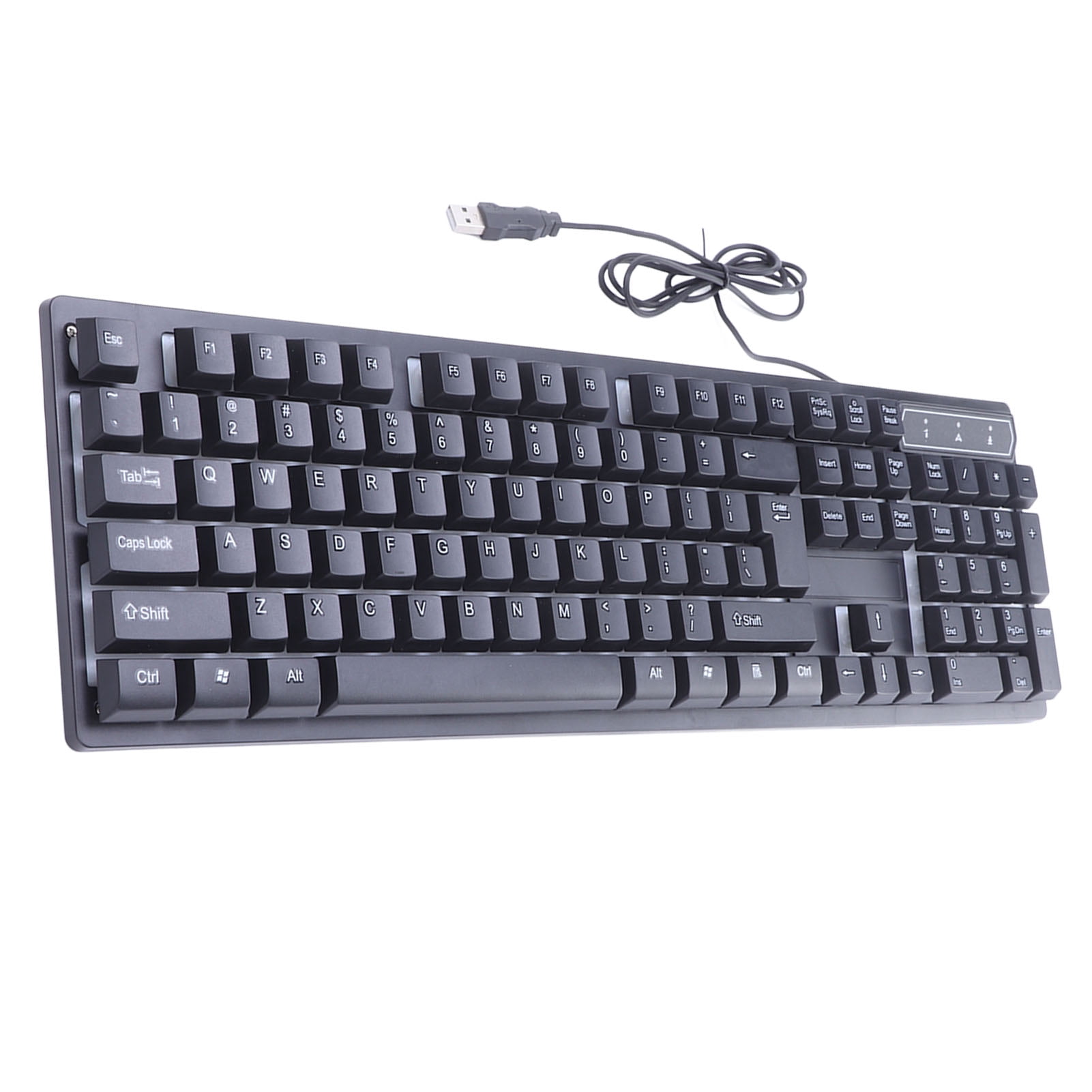 Mechanical Keyboard, Sturdy Gaming Keyboard 104keys  For Desktop PC