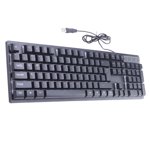 Mechanical Keyboard, Sturdy Gaming Keyboard 104keys  For Desktop PC