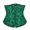 Halloween corset - Green, variant on Gyujnb Women's Underbust Waist Cincher Floral Jacquard Vintage Corset Shapewear Halloween Costume Halloween Costume Bustier Top,S