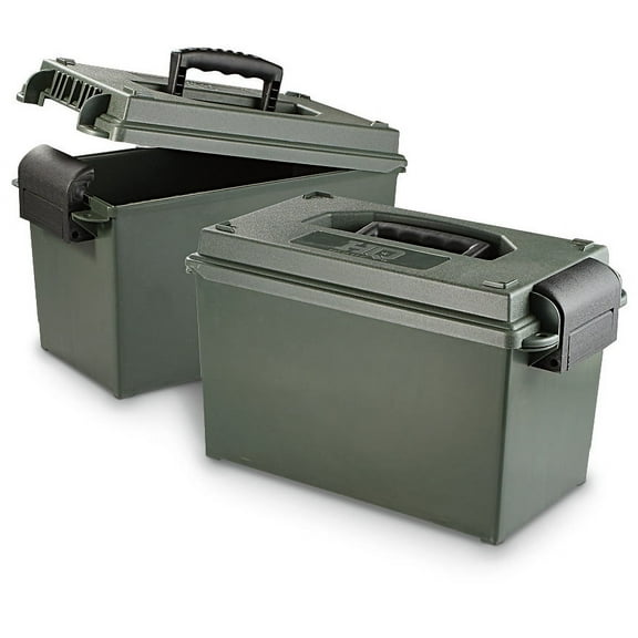 HQ ISSUE .50 Caliber Ammo Cans, 2 Pack