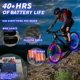 thumbnail image 5 of Paquete de 2 luces LED para ruedas de bicicleta con iluminación LED Hot Wheels, 5 of 5