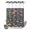 Dark Brown, variant on No Hook Shower Curtain, Black Dinosaur Shower Curtains for Bathroom with See Through Top Window, Vintage Letters Farm Animals Waterproof & Washable Bath Curtain Extra Long 72"x84"