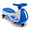 Blue, variant on Transparent Gear Car, Press-to-Move Action, Random Colors, Fun Toy