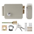 thumbnail image 1 of Cerradura de puerta eléctrica de 9-12 V, control de acceso de puertas, cerraduras electromagnéticas de 2 cables para comunidades, 1 of 14