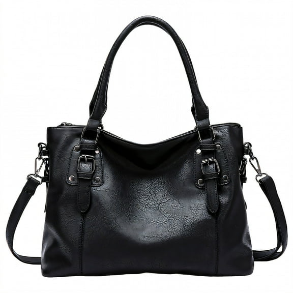 TELOLY Crossbody Bags for Women,Smooth Zipper Closure Womens Purses and Handbags,Effortless Item Retrieval Shoulder Purse,Black