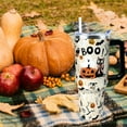 thumbnail image 4 of Fall Tumbler 40 oz Tumbler with Handle and Straw Lid Leak Proof - Welcome Home Pumpkin Coffee Mug Autumn Thanksgiving Fall Gifts for Women Happy Party, 4 of 6