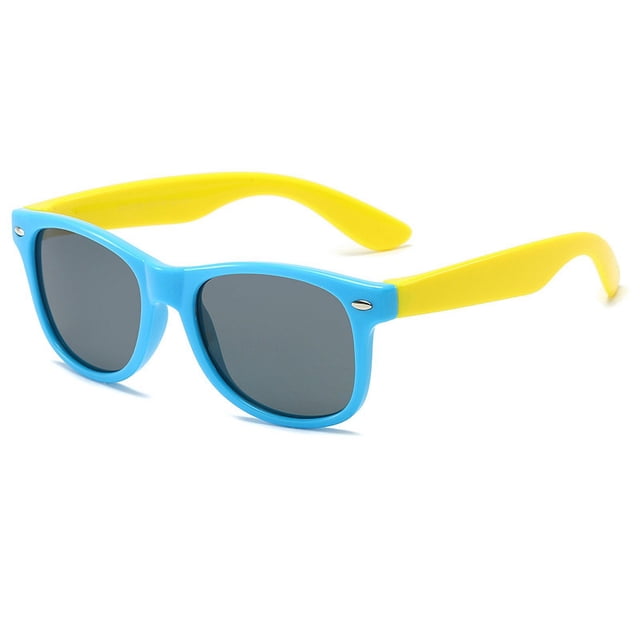 Gafas de sol para niños, gafas de sol polarizadas, gafas de sol micin, gafas de sol clásicas de silicona para niños TPEE