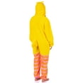 thumbnail image 4 of Sesame Street Adult Character Hooded Costume Pajama Union Suit Kigurumi Fleece 1PC Loungewear For Men Women Sleepwear, 4 of 6